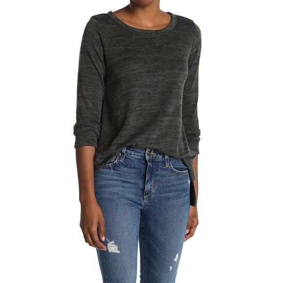 FORGOTTEN GRACE Brushed Hacci Long Sleeve T-Shirt - Small - Picture 1 of 1